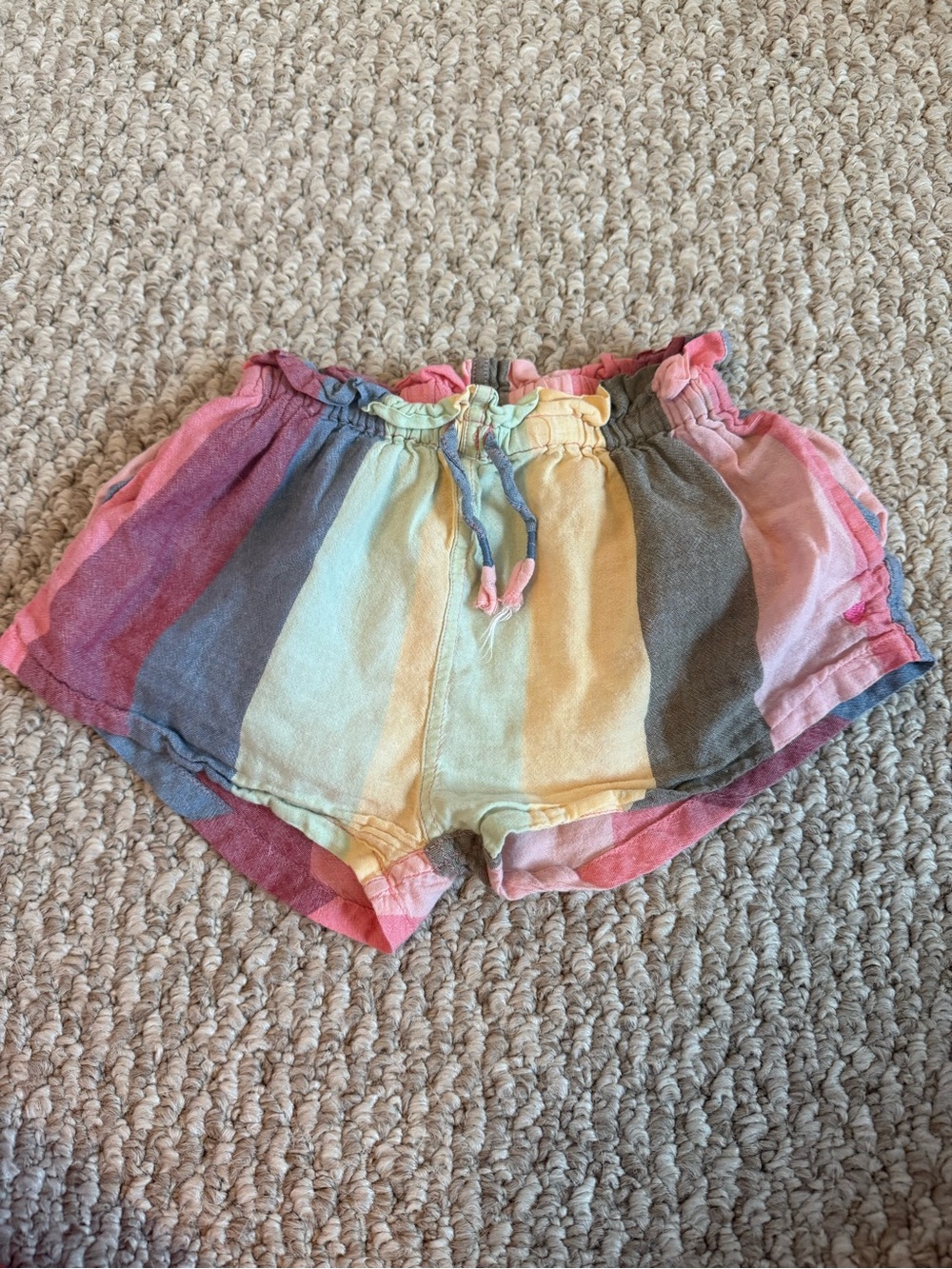 Pink Chicken Striped Shorts